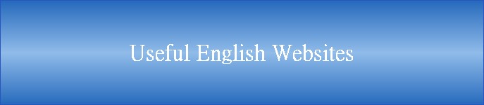 Useful English Websites